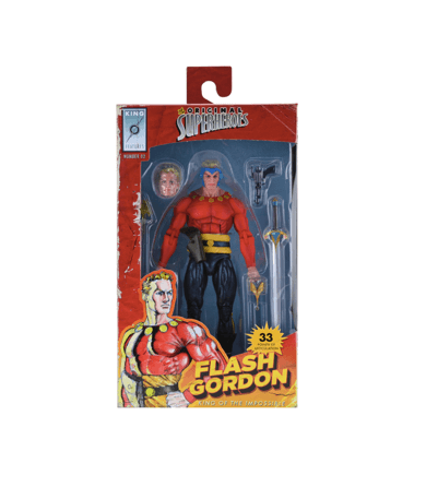 King Features Original Superheroes - Flash Gordon King of the Impossible Action Figure