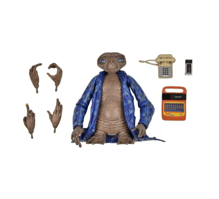 E.T. 40th Anniversary Ultimate Telepathic E.T. 7" Figure by NECA