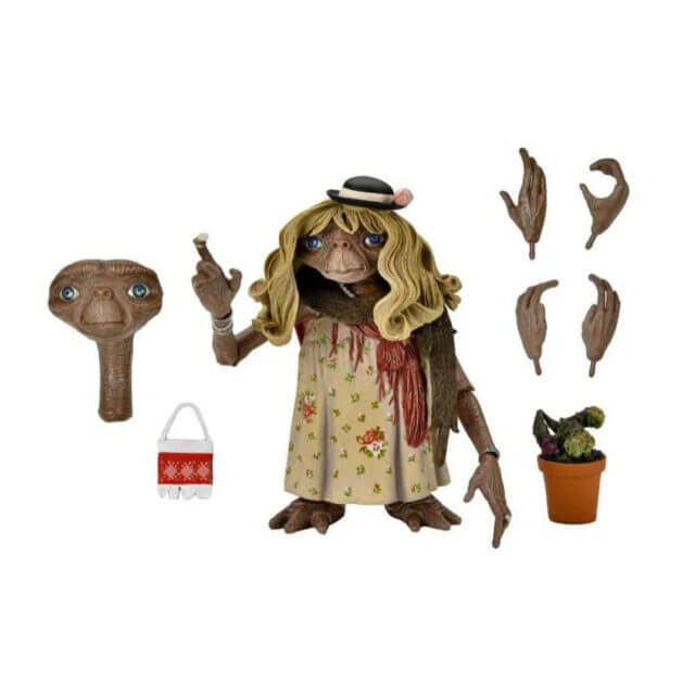 E.T. 40th Anniversary Ultimate Dress-Up E.T. 7″ Figure by NECA