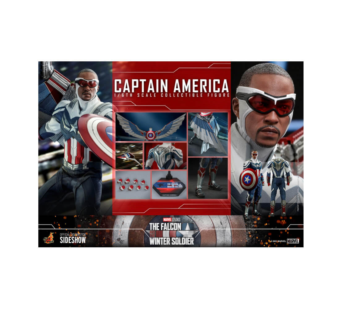 Captain America (Falcon) Sixth Scale Figure by Hot Toys 908266