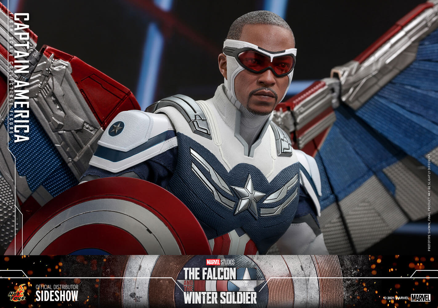 Captain America (Falcon) Sixth Scale Figure by Hot Toys 908266, view 10