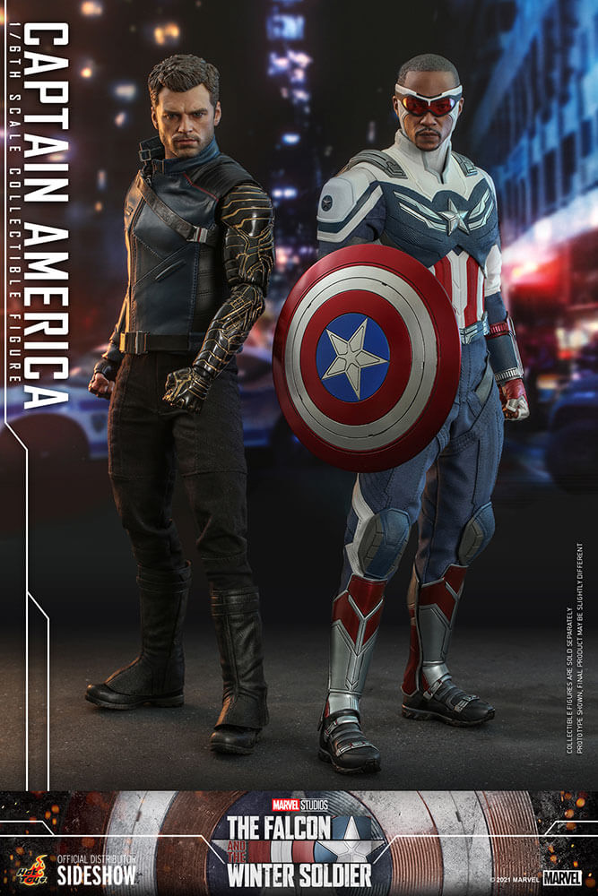 Captain America (Falcon) Sixth Scale Figure by Hot Toys 908266, view 7