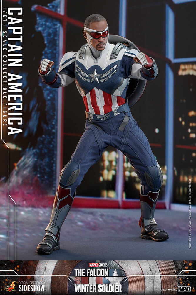 Captain America (Falcon) Sixth Scale Figure by Hot Toys 908266, view 8