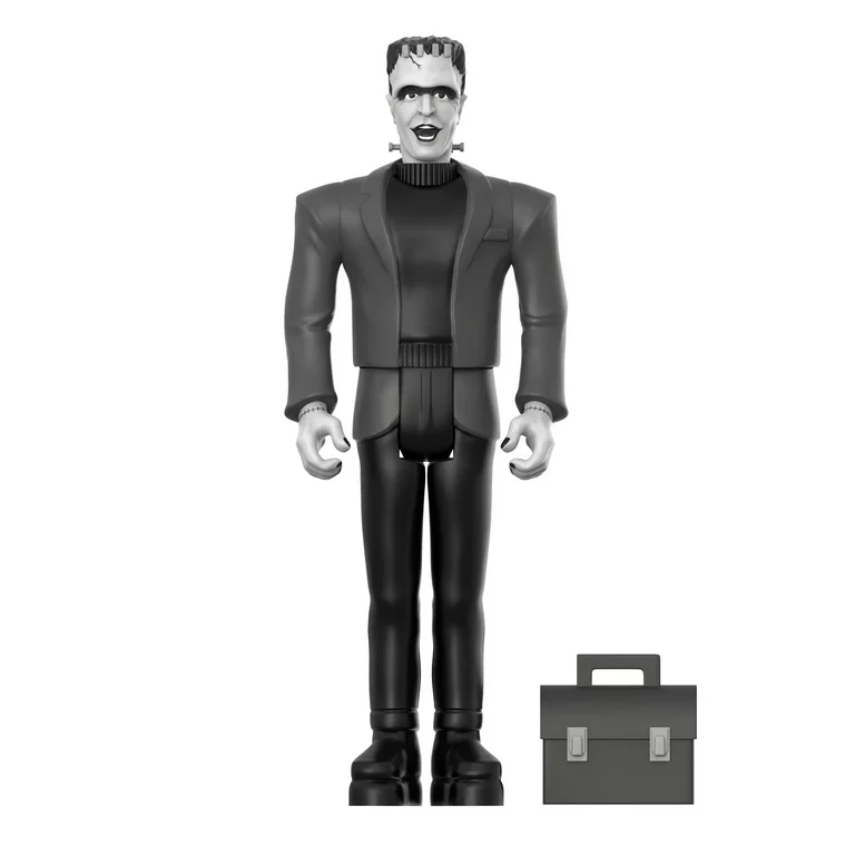 The Munsters – Herman Munster (Grayscale) Wave 2 ReAction Action Figure, view 2
