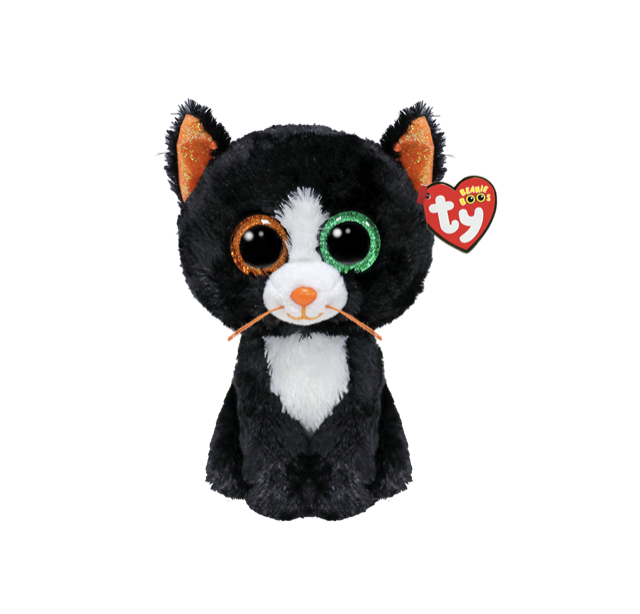 Ty Beanie Boos Luna black cat plush
