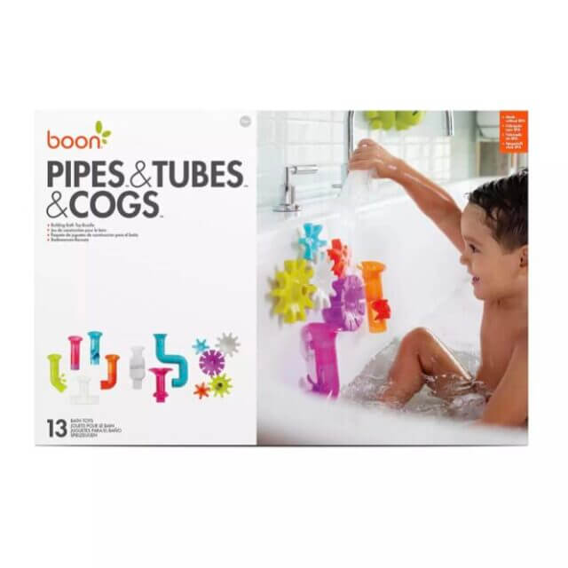 Pipes and Tubes and Cogs- Building Bath Toy Bundle