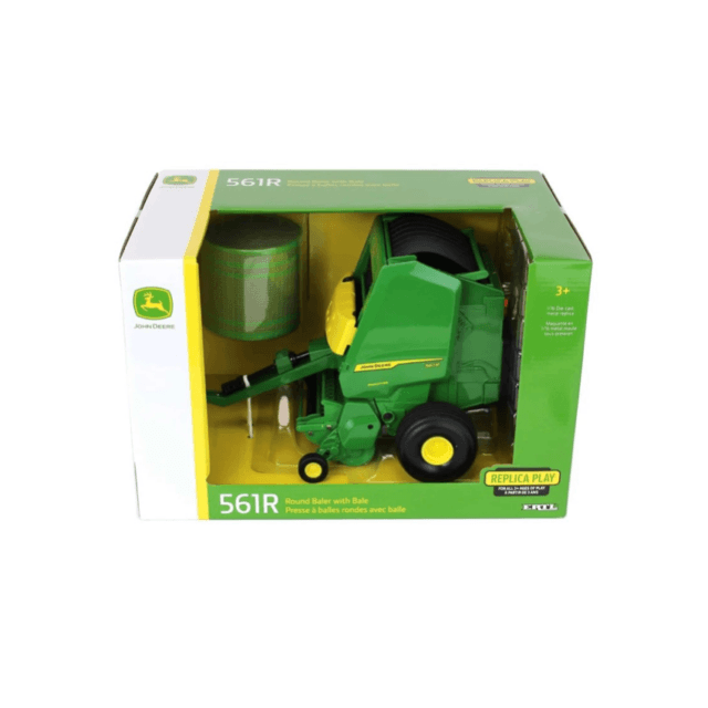 John Deere Round Baler with Bale 561R