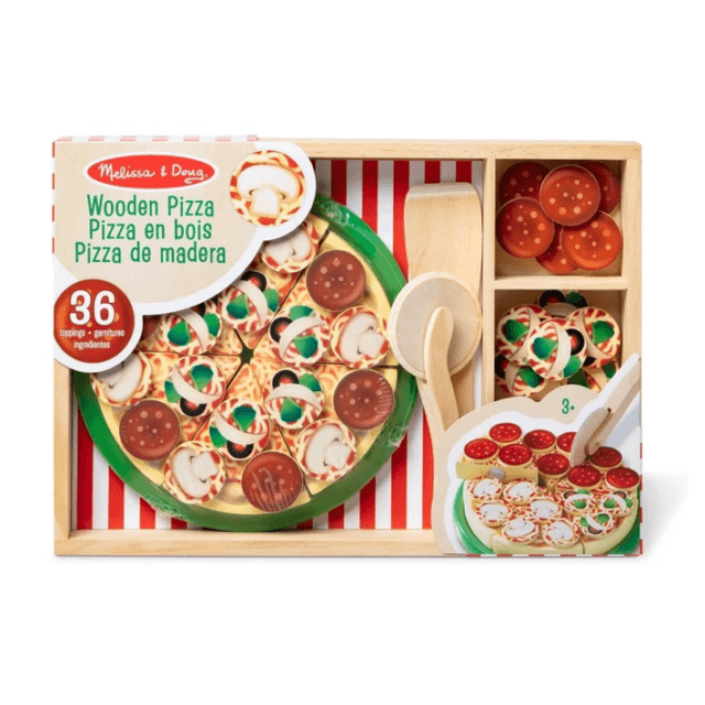 Melissa and Doug: Wooden Pizza Playset