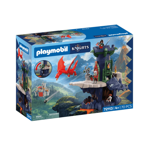 Playmobil: Knights and Dragon Tower Playset 72113